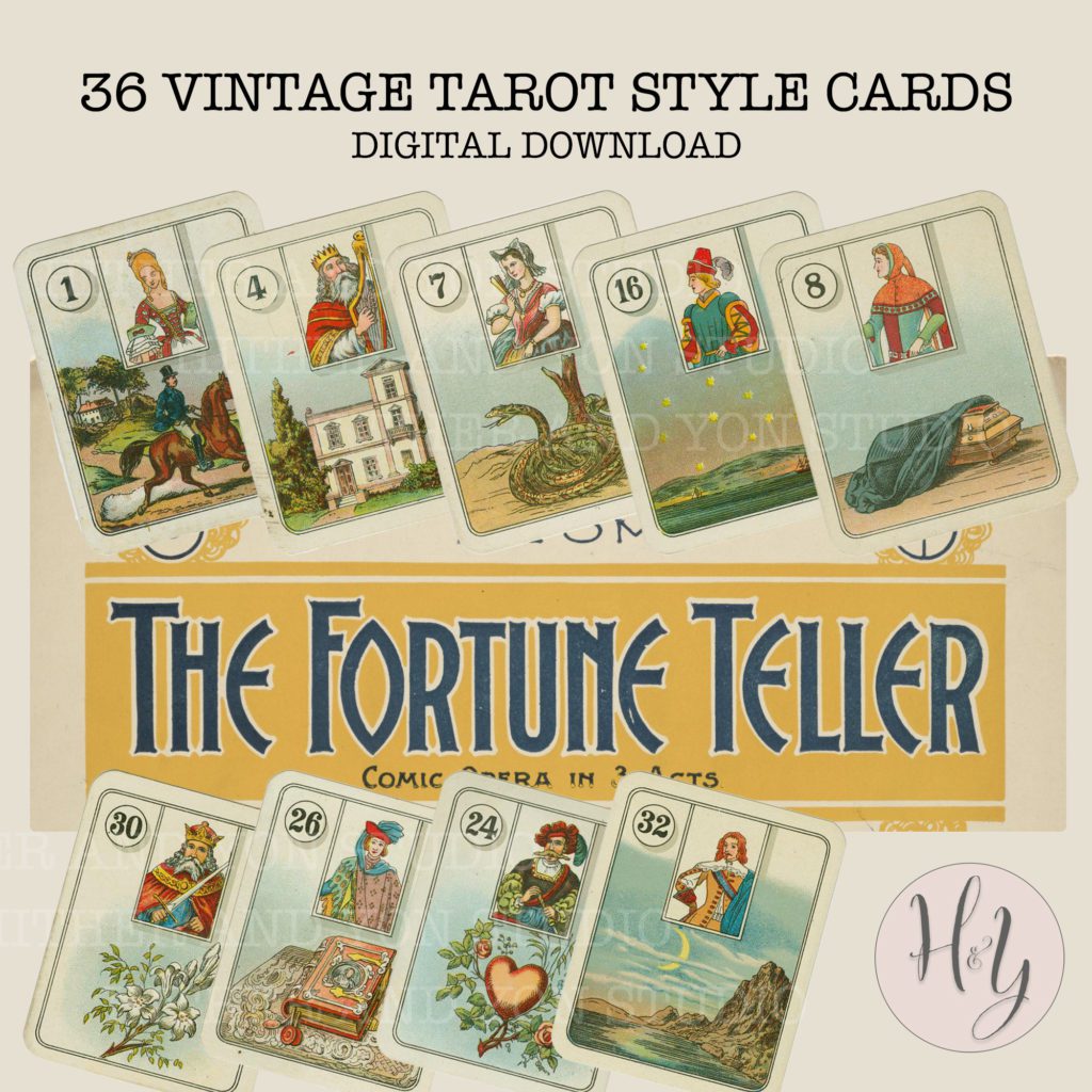 Bohemian Tarot Cards - Hither and Yon Studio