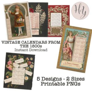 L Prang Vintage Calendars