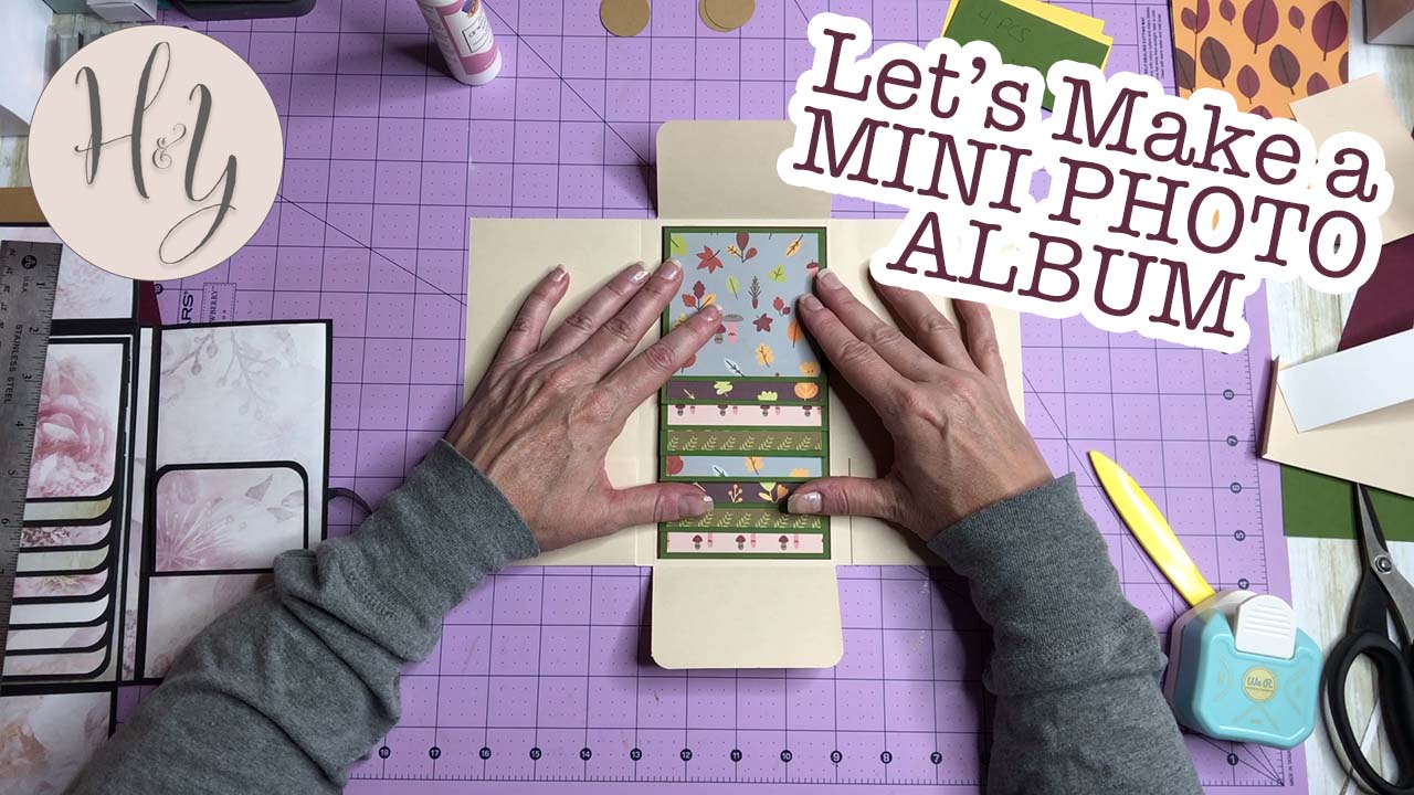 TUTORIAL Mini Waterfall Photo Album Hither and Yon Studio