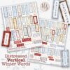 Distressed Vertical Winter Word Labels