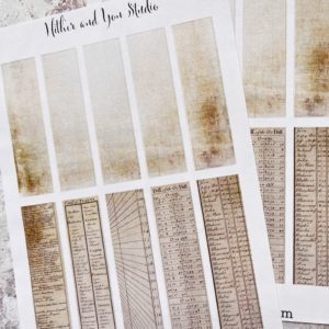 Grungy Rectangle Sticker Sheets