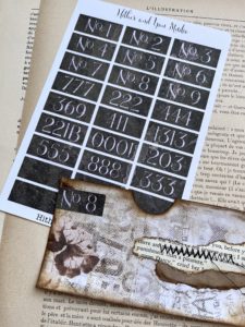 Sticker Sheets - Grungy Numbers