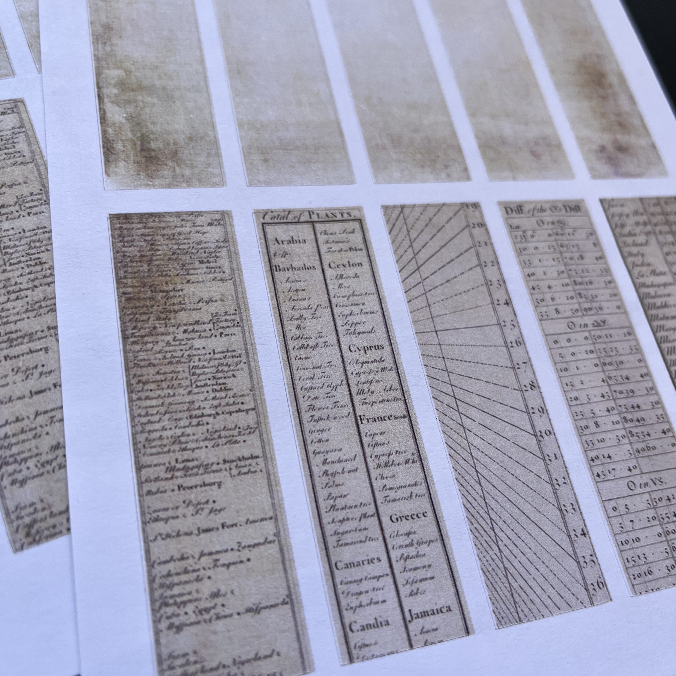 Grungy Rectangle Sticker Sheets - Hither and Yon Studio