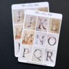 Grungy Alphabet Stickers
