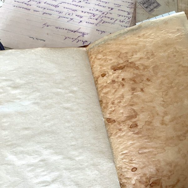 Handmade Blue Correspondence Folio