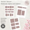 Canva Template Postage Stamps