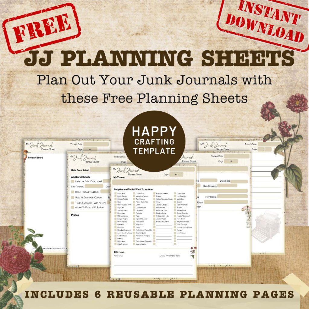 Junk Journal Planning Sheet