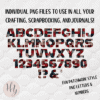 Alphabet PNG Patchwork Letters - Image 2