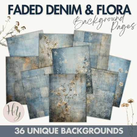 Digital Paper Pack Floral