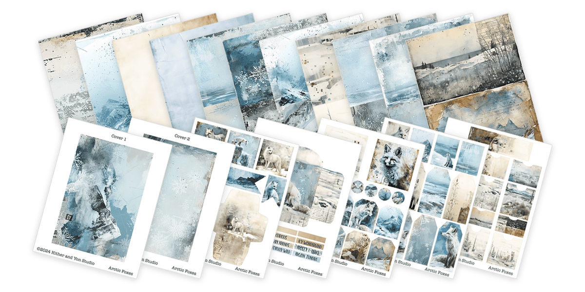 Junk Journal Kit - Thank You - Hither and Yon Studio