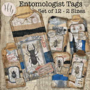 Entomologist Tags Digital Download