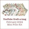 A shop image of pages included in the Feb Folio Kit