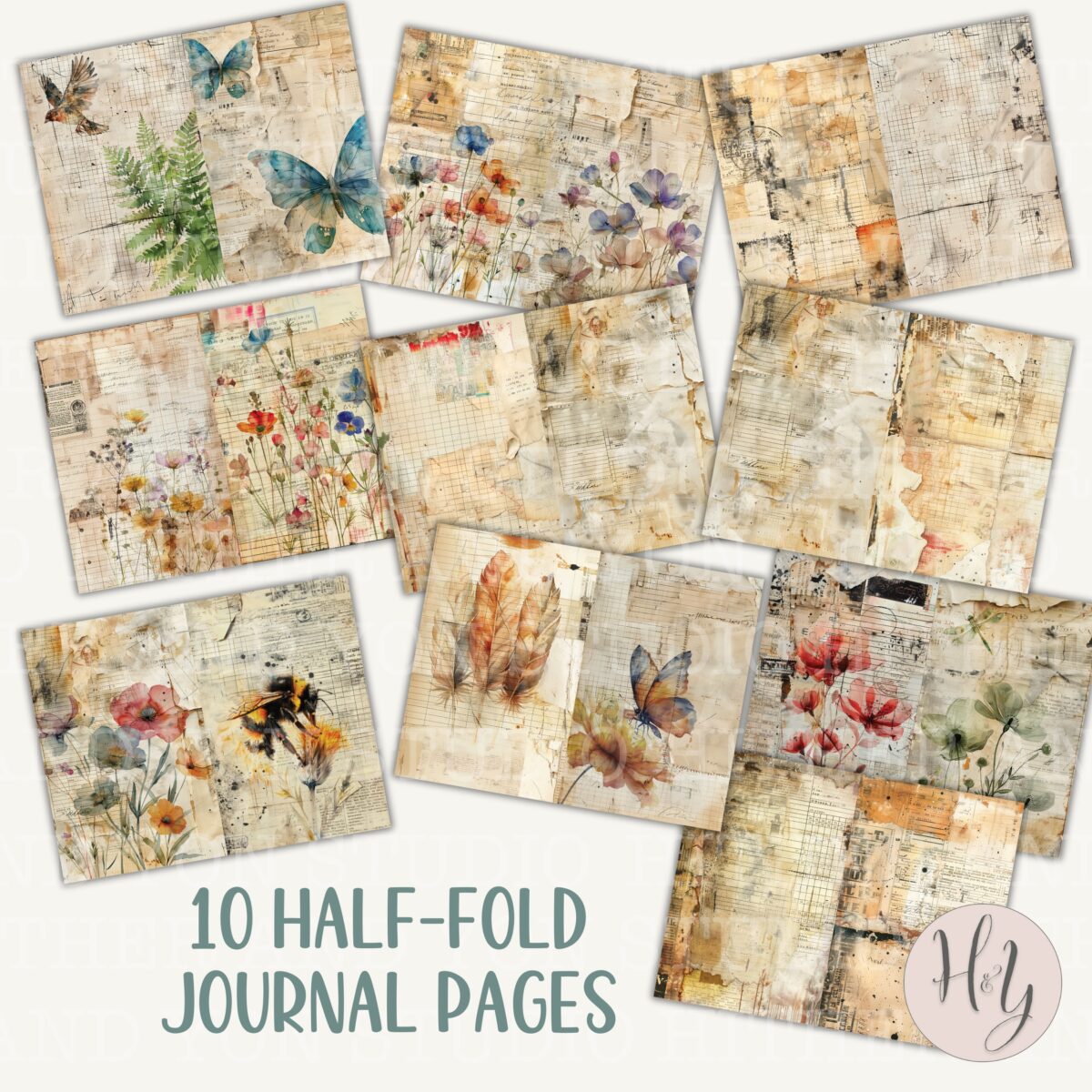 Mixed Media Nature ADD-ON PACK - Hither and Yon Studio