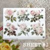 Stickers Full Sheet "Vintage Roses" - Image 2