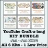 Product Image for YouTube Craft-a-long Bundle Jan to June