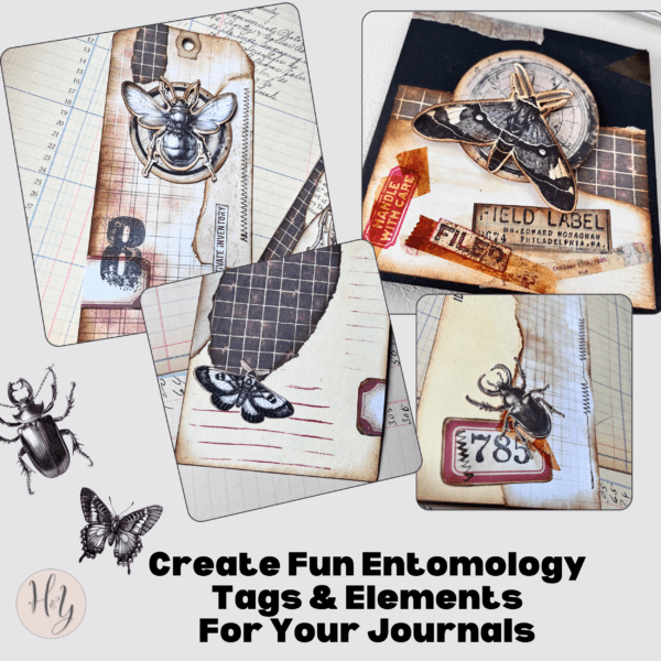 Big Bold Bugs Entomology Junk Journal digital Kit