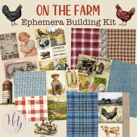 On The Farm Ephemera Building Kit Product Image