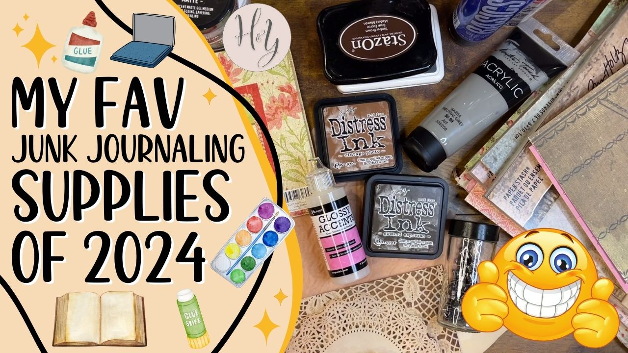 My Favorite Junk Journal Supplies of 2024