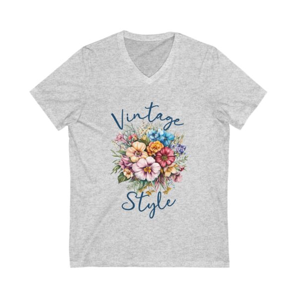 Vintage Style Tee with Floral Bouquet - Image 4