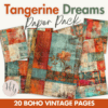 Shop Image for Tangerine Dreams Background Paper
