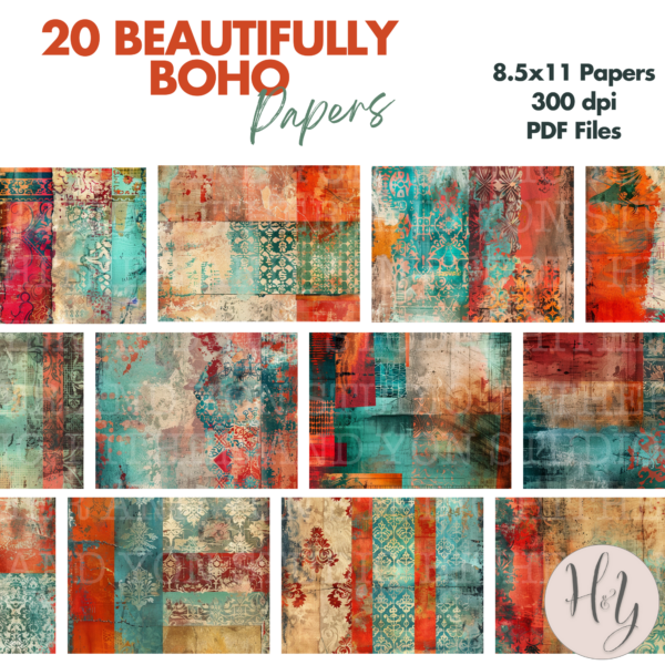 Shop Image for Tangerine Dreams Digital Paper Pack