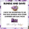 Digital Paper Pack - Lavender and Lilac Landscapes - Image 5