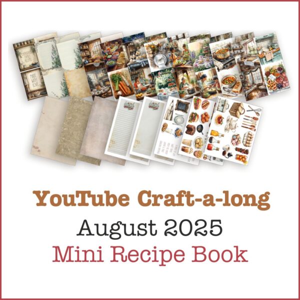 YouTube Craft-a-long Recipe Book August 2025