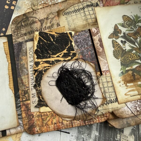 Grungy Mixed Media Collage Style Digital Paper Pack