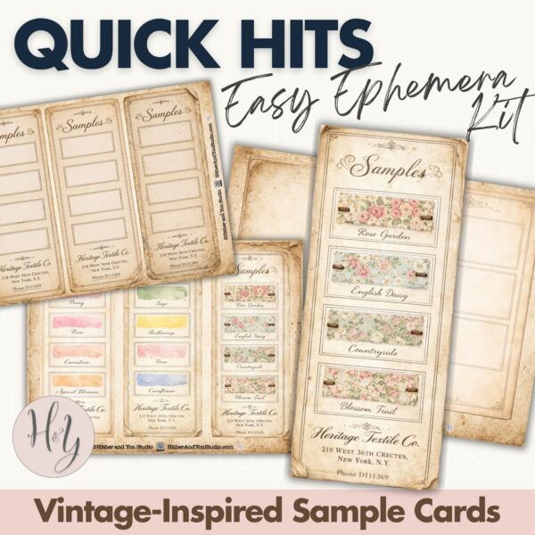 Quick Hits Vintage Sample Cards