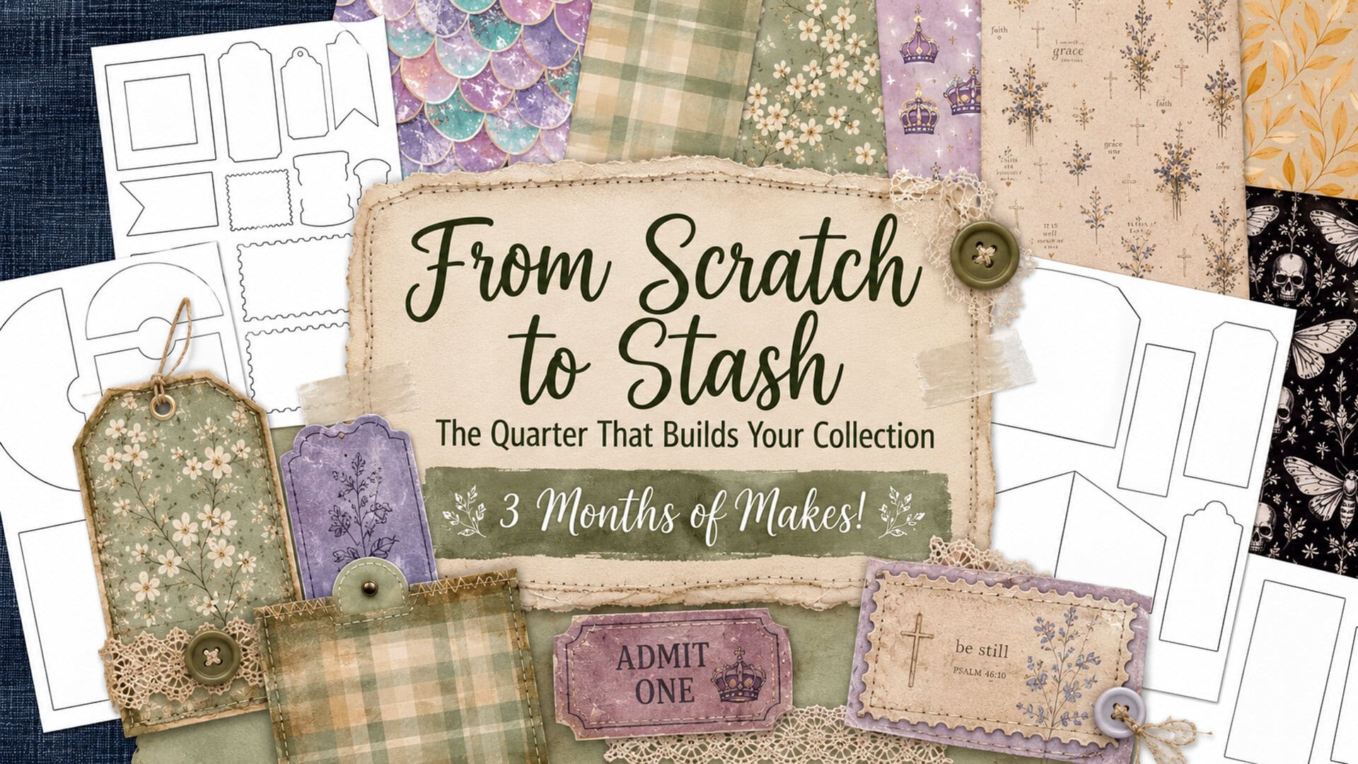 Q3 CAL JJ Kit Scratch to Stash - Hither and Yon Studio