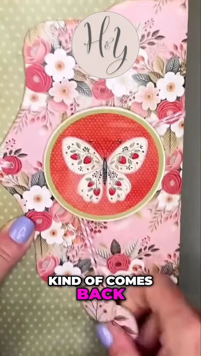 DIY Password Keeper from 12x12 papers. Full video on YouTube #hitherandyonstudio #diygifts #grandparentsday2025 #papercrafts #craftfairbestsellers #craftfairideas2025