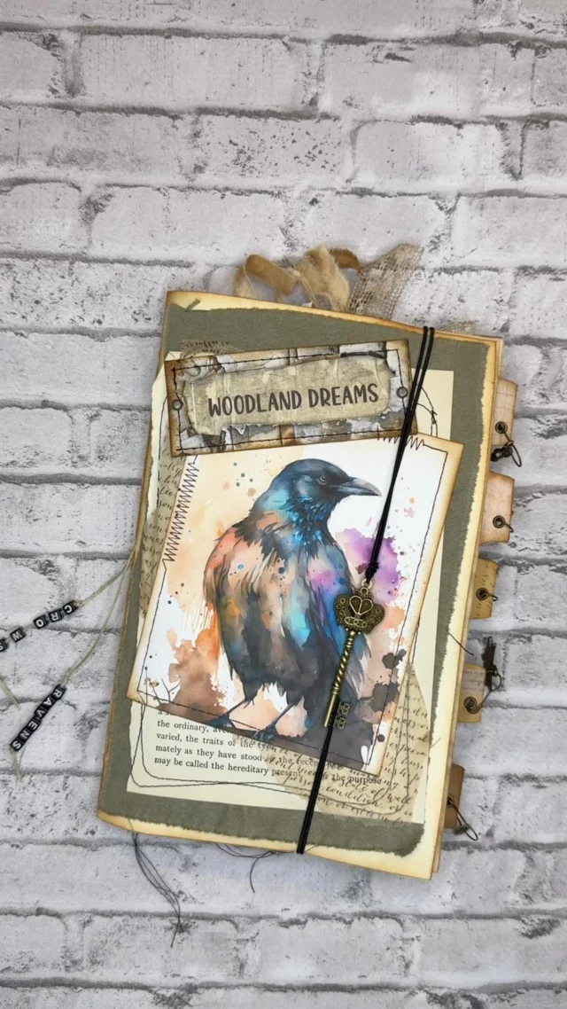 Woodland Journals Series Vol 3
CROW
A quick flip through of this lovely #handmadejunkjournal which is part of my Woodland Journals series. This is not for sale at HitherAndYonStudio.com direct link to my shop is in my bio. #crow #raven #junkjournalsforsale #hitherandyonstudio